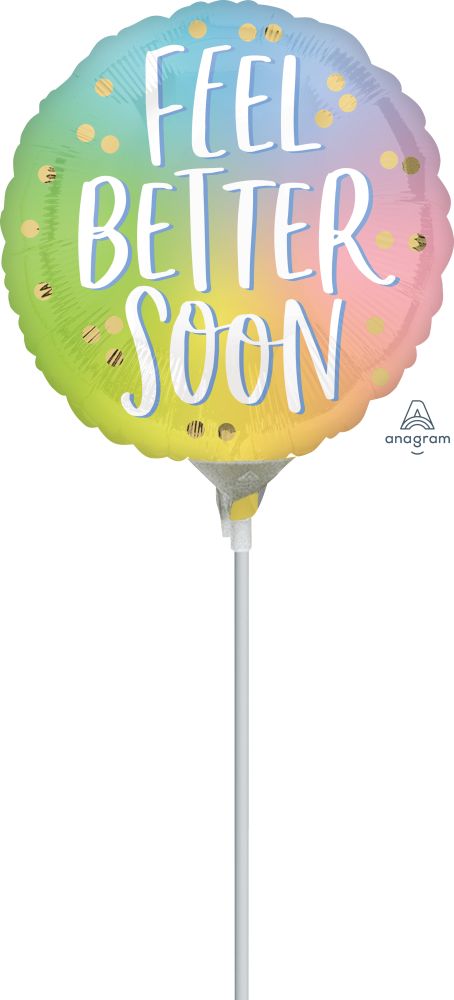 09" Feel Better Ombre Balloon