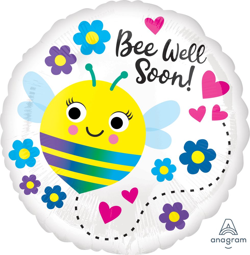 18" Bee Well Soon Balloon