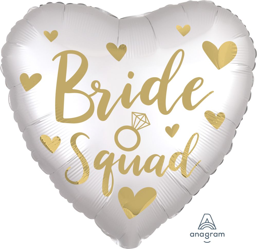 18" Satin Bride Squad Balloon