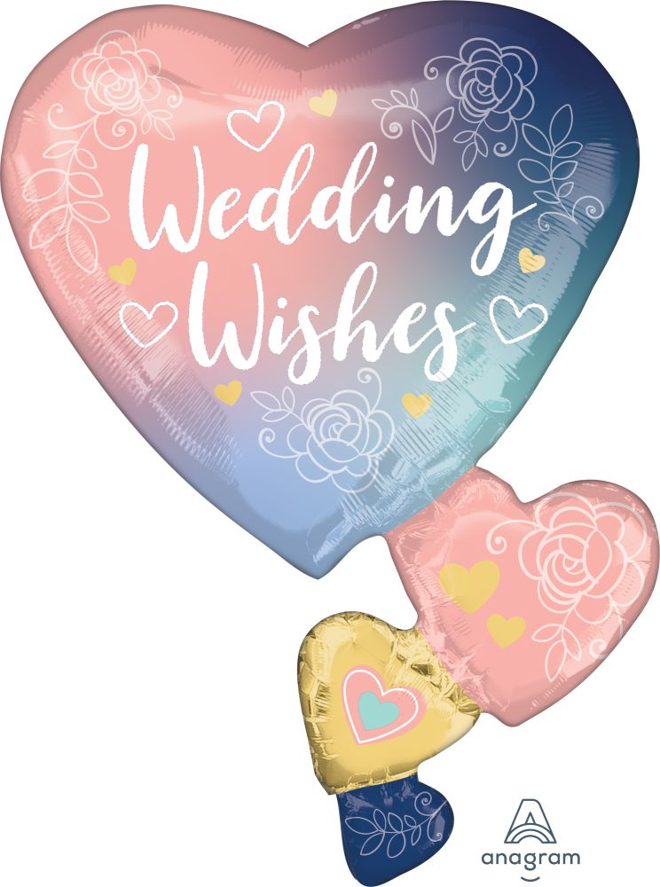 SuperShape Twilight Lace Wedding Balloon