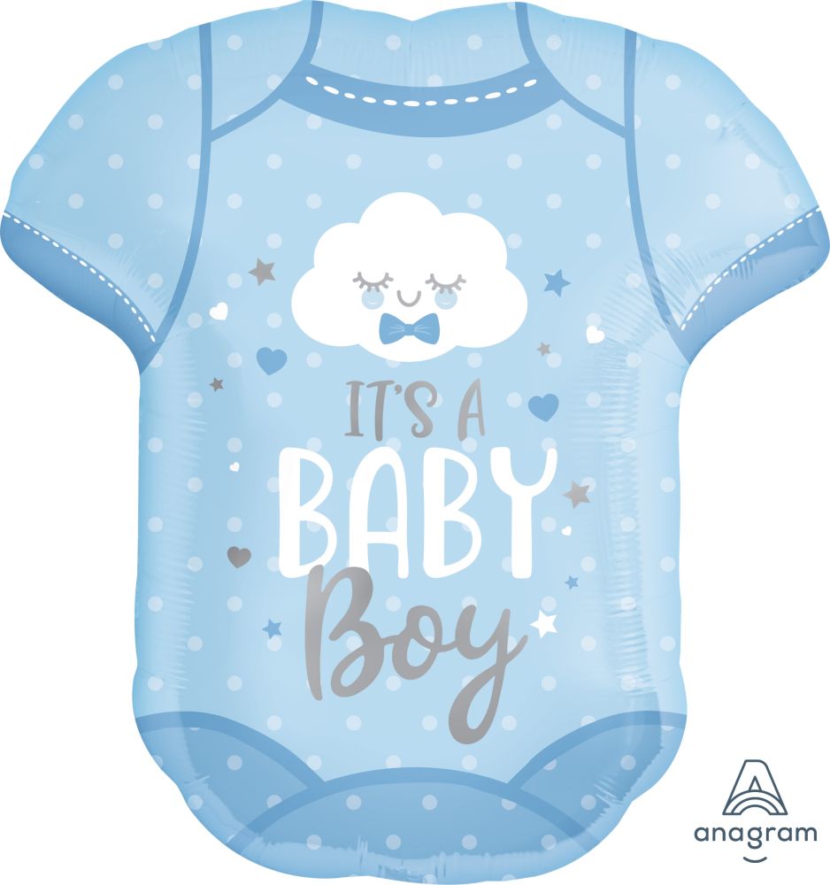 SuperShape Baby Boy Onesie Balloon