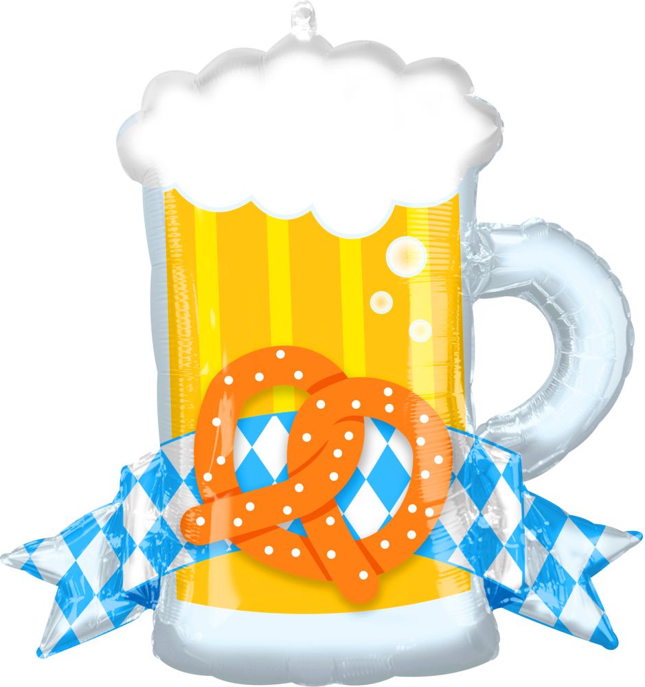 SuperShape Oktoberfest Mug Balloon