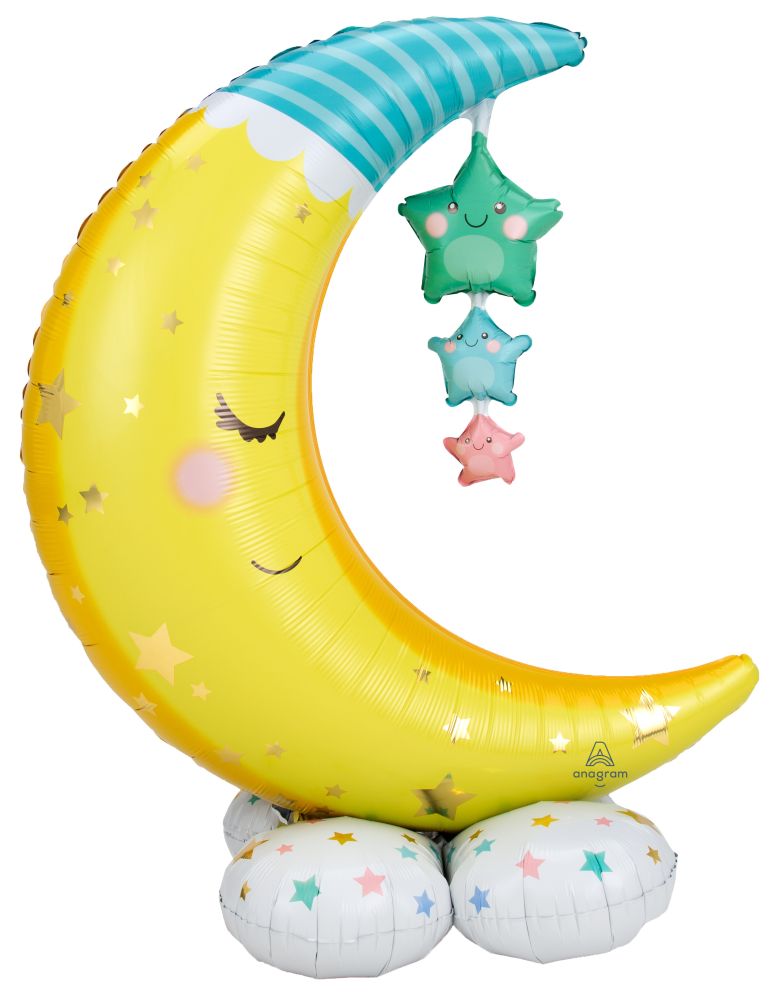 AirLoonz Moon and Stars Balloon
