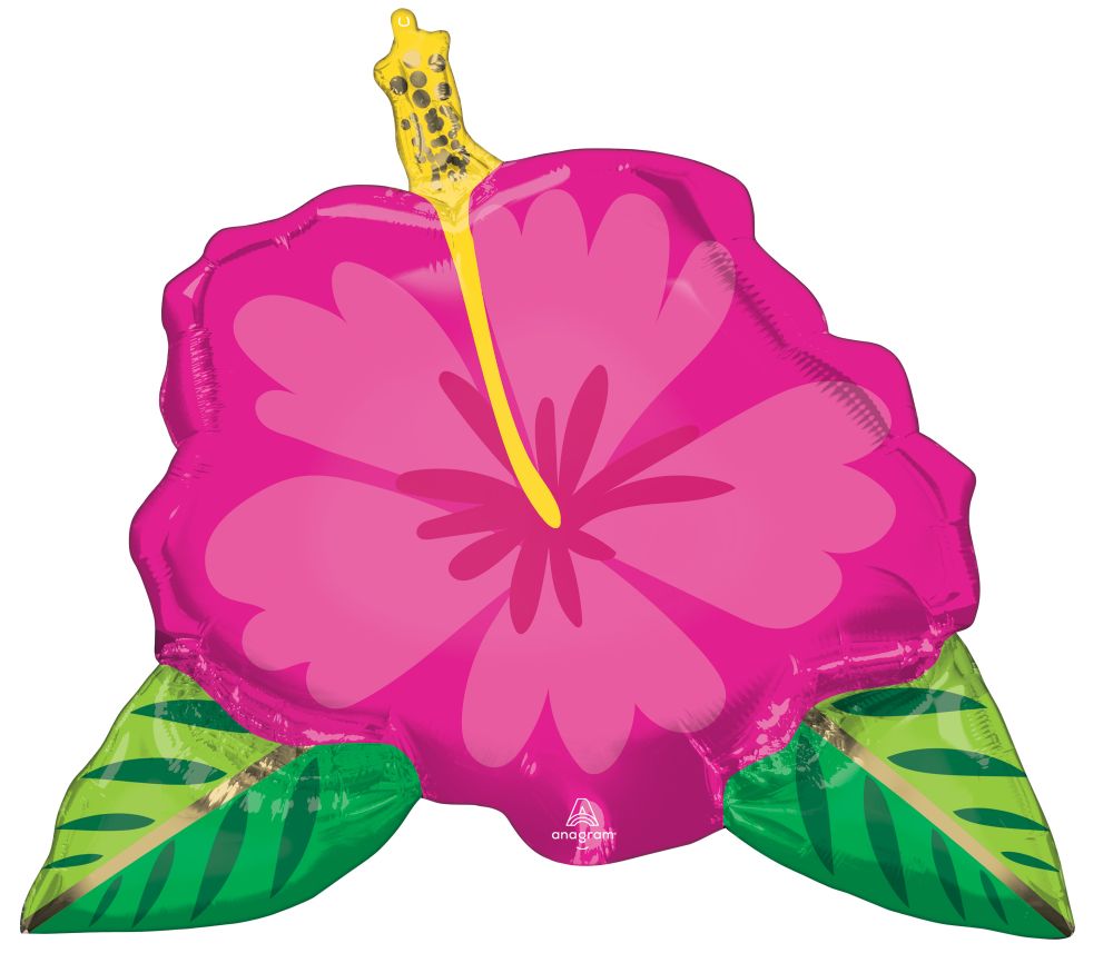 SuperShape Beautiful Tropical Hibiscus Balloon