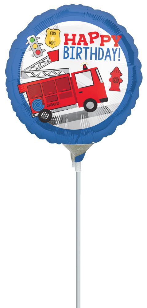09" First Responder Happy Birthday Balloon
