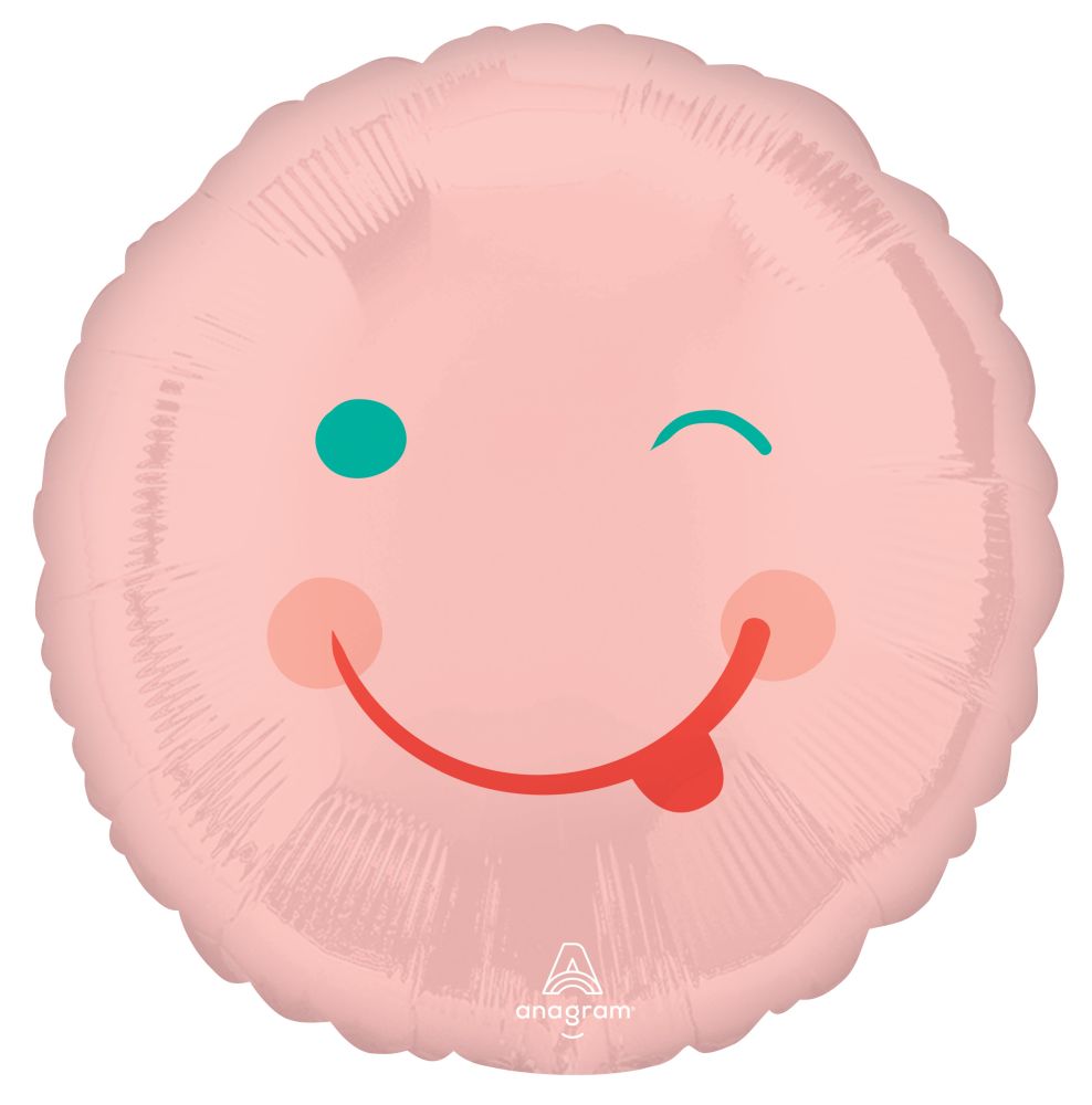 Standard Pink Smiles Balloon