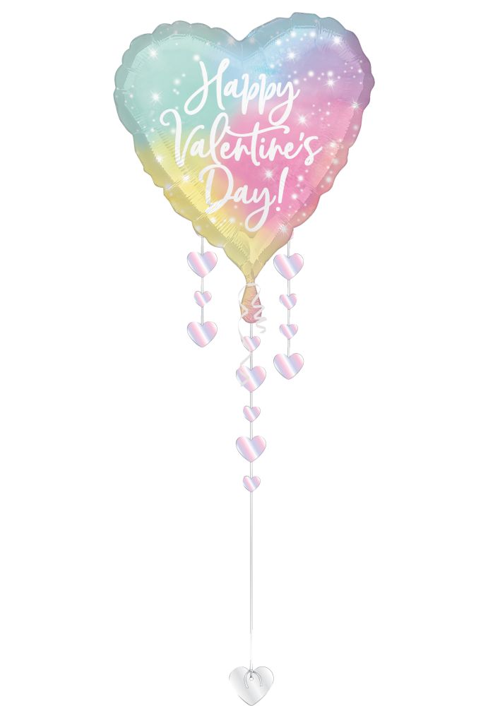 Jumbo Drop-A-Line Luminous Valentine Balloon