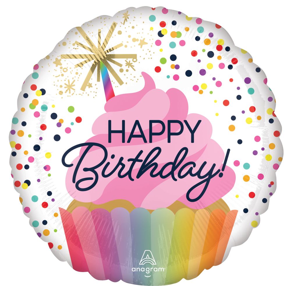 Standard Confetti Sprinkle Birthday Balloon