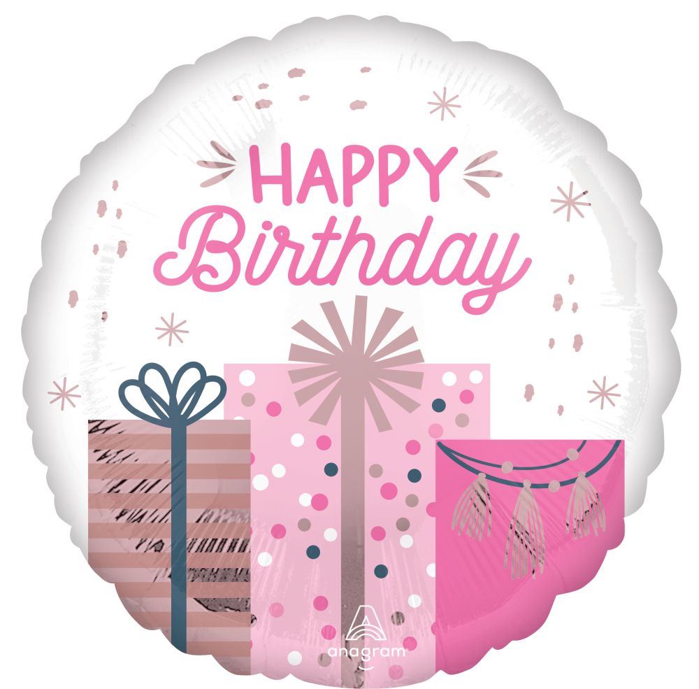 Standard Pastel Birthday Balloon