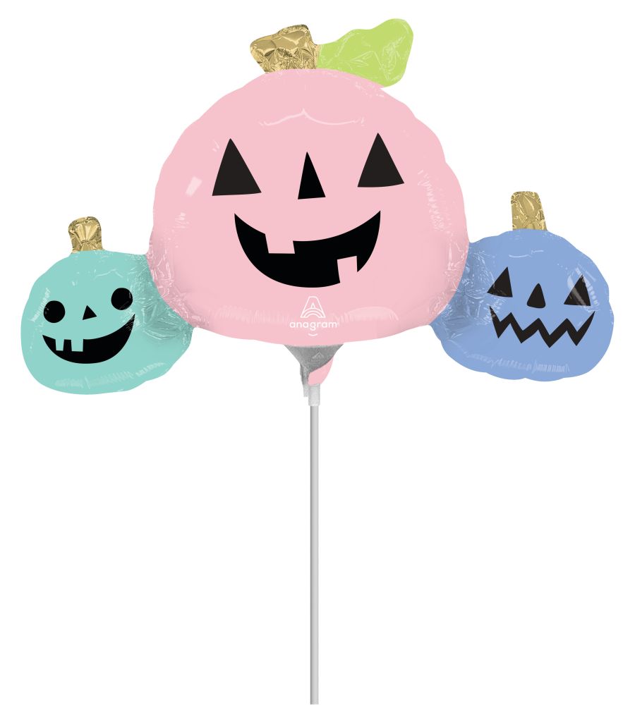 MiniShape Pastel Halloween Pumpkins Balloon