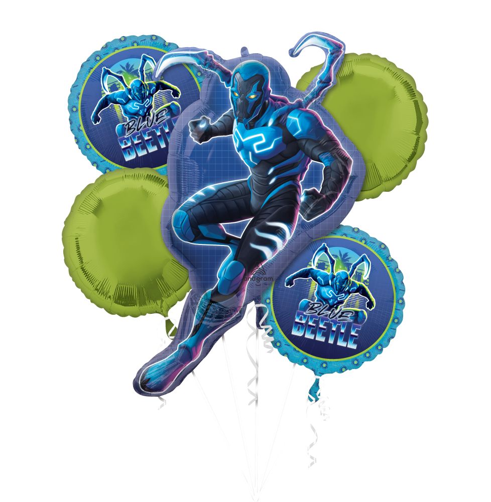 Balloon Bouquet Blue Beetle