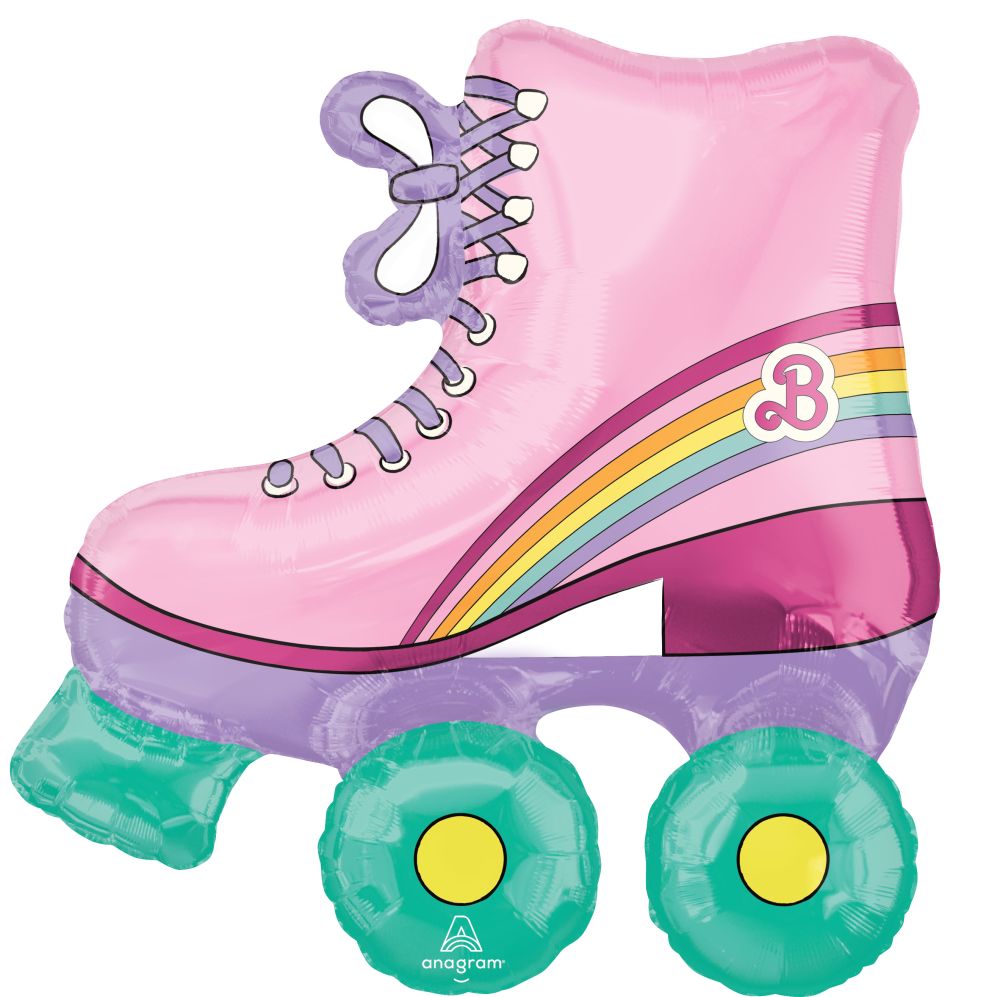 SuperShape Barbie Roller Skate Balloon