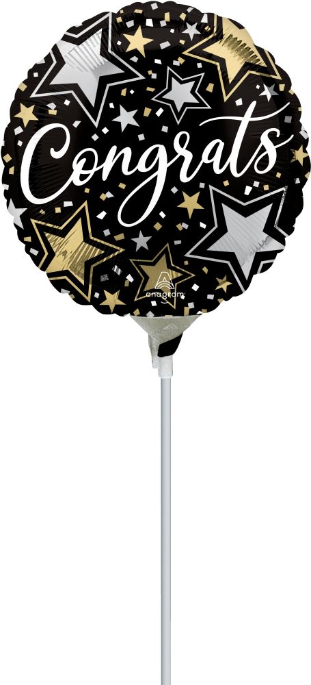 09" Congrats Stars Balloon