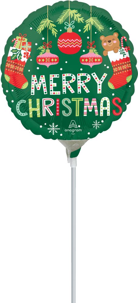 09" Beary Christmas Balloon