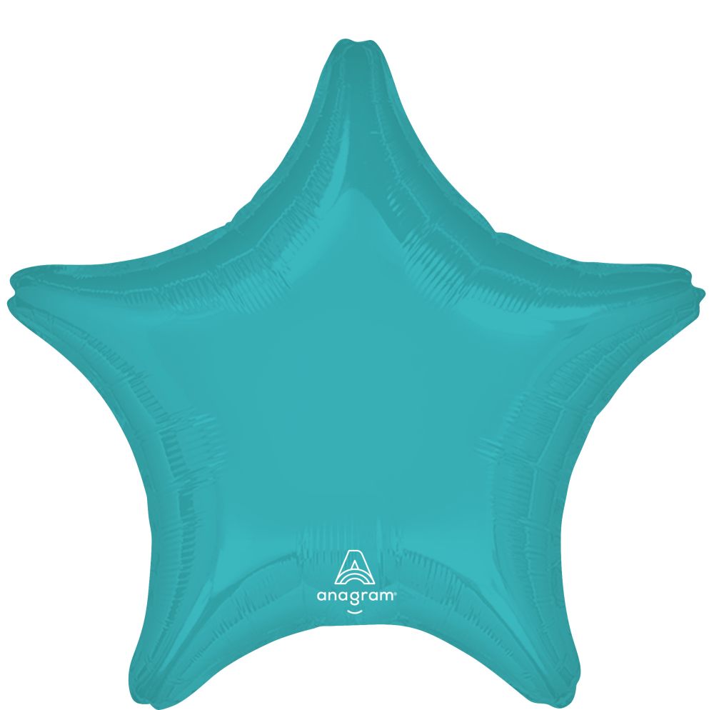 18" Vibrant Blue Star (non-packaged) Balloon