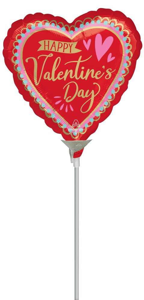 09" Happy Valentines Day Artistic Affection Balloon