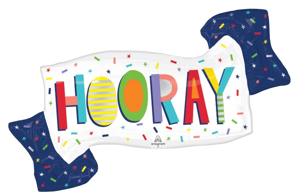 SuperShape Hooray! Banner Balloon