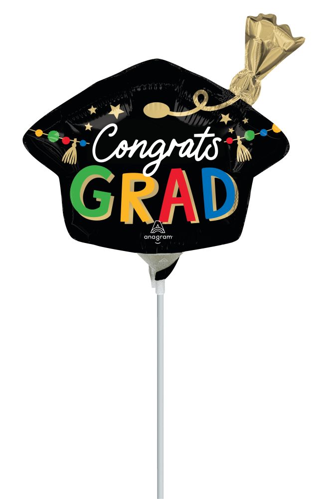 Mini Shape Grad Party Hat Balloon