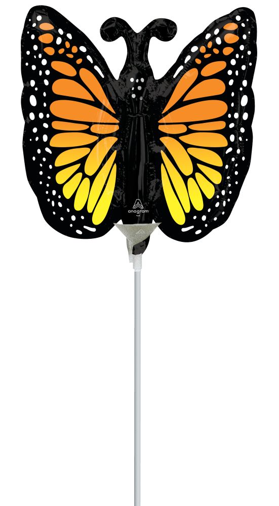 Mini Shape Monarch Butterfly Glow Balloon