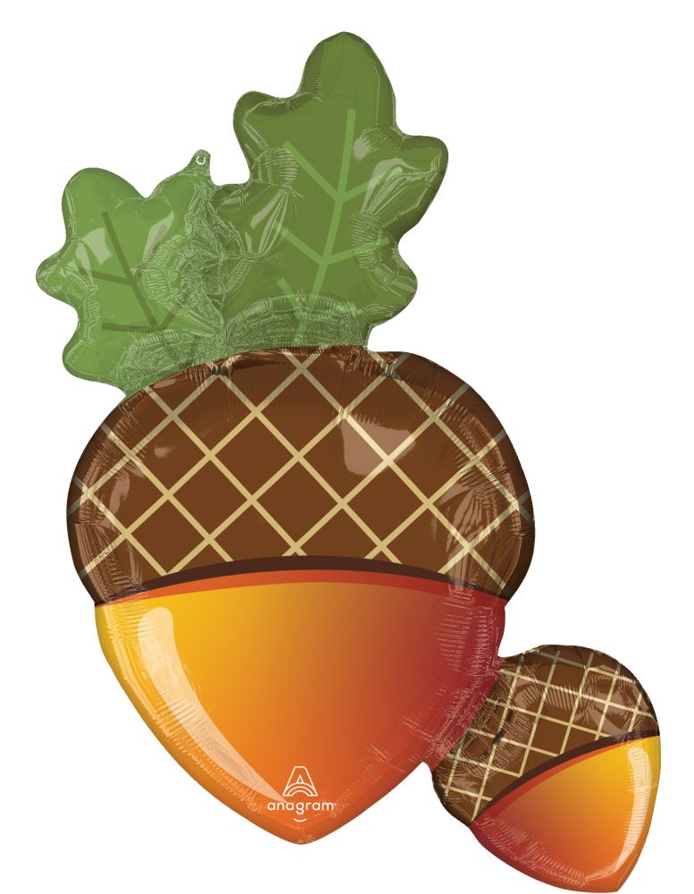 SuperShape Welcome Fall Acorns Balloon
