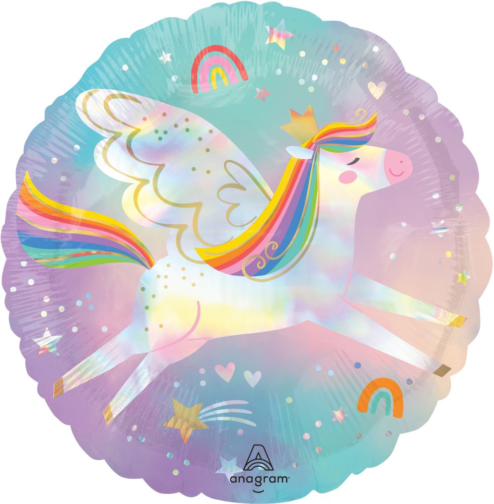 Standard Holographic Pegasus Balloon