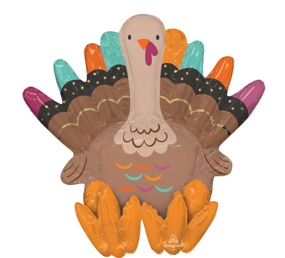 CI: Give Thanks Turkey Sitter Balloon
