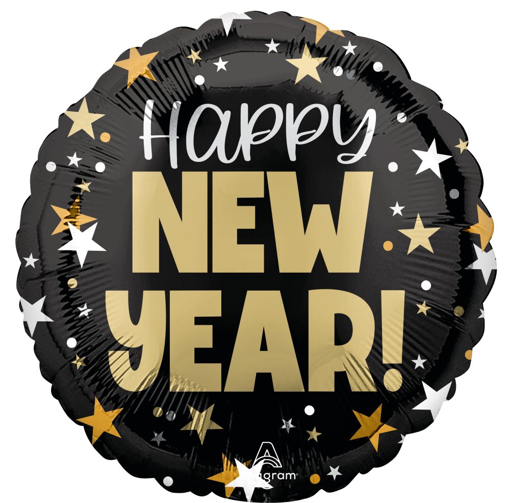 Standard New Year Top Hat Bash Balloon