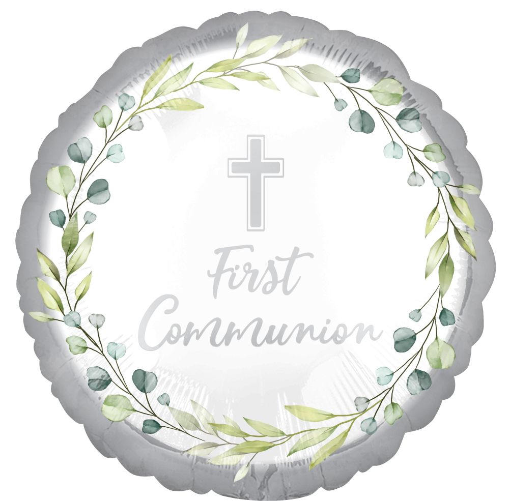 Standard Pearl First Communion Balloon