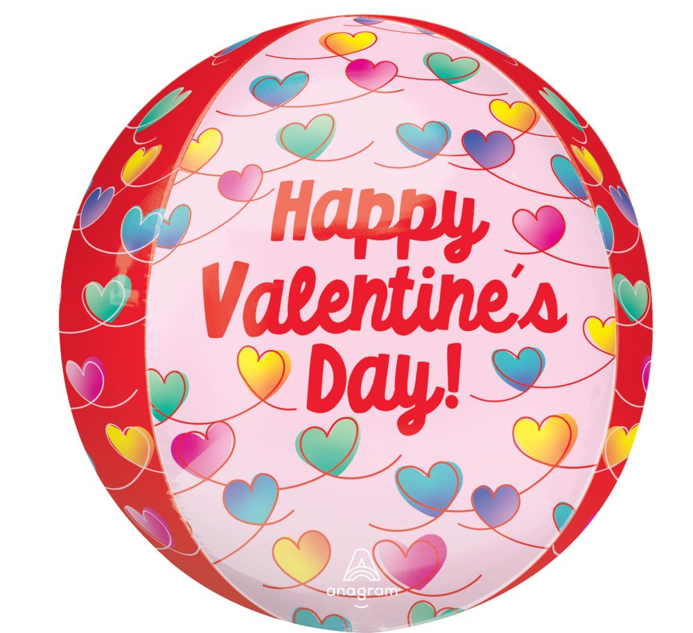 Orbz Happy Valentines Day Infinite Knots Balloon