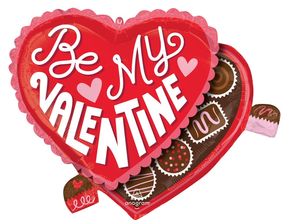 SuperShape Be My Valentine Heartfelt Delight Balloon