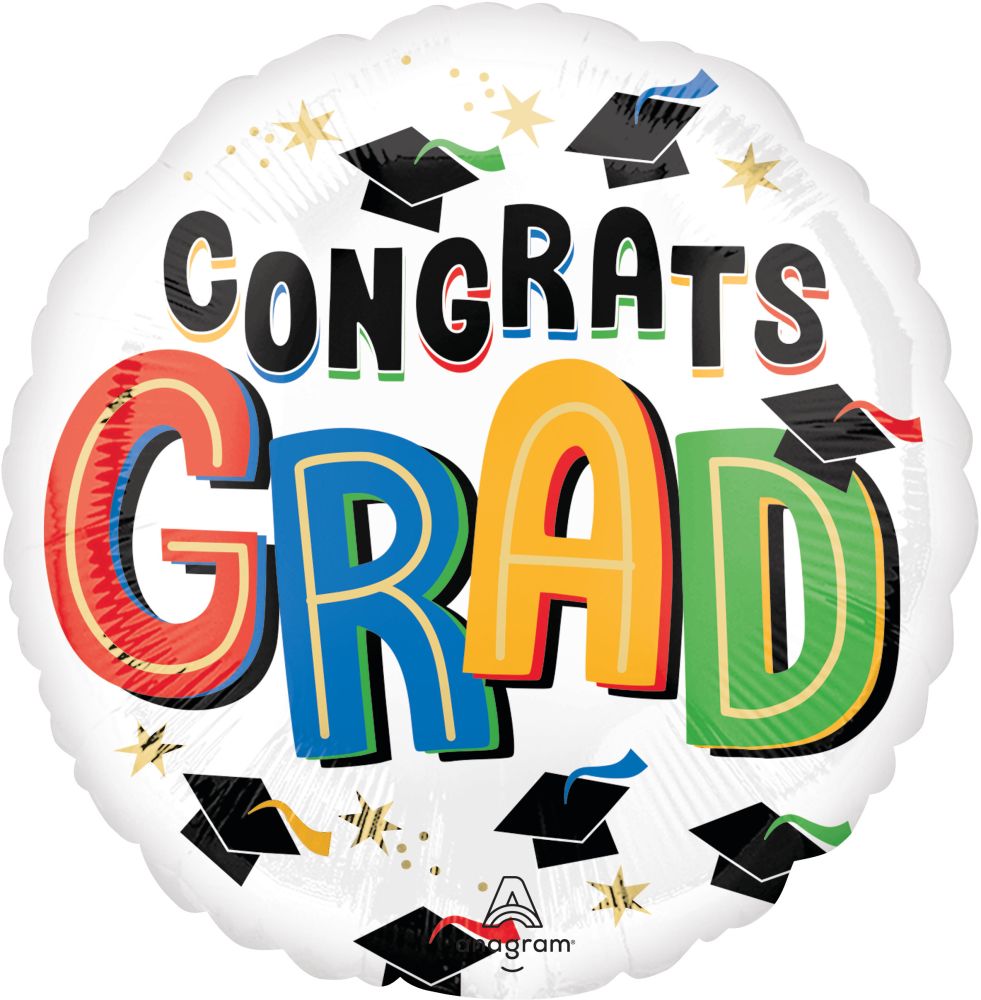 Standard Bright Future Congrats Grad Balloon