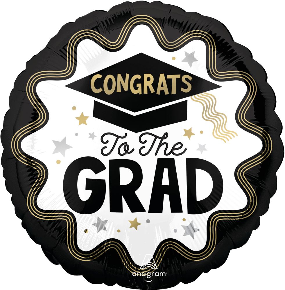 Standard Wave of Success Congrats To The Grad Balloon