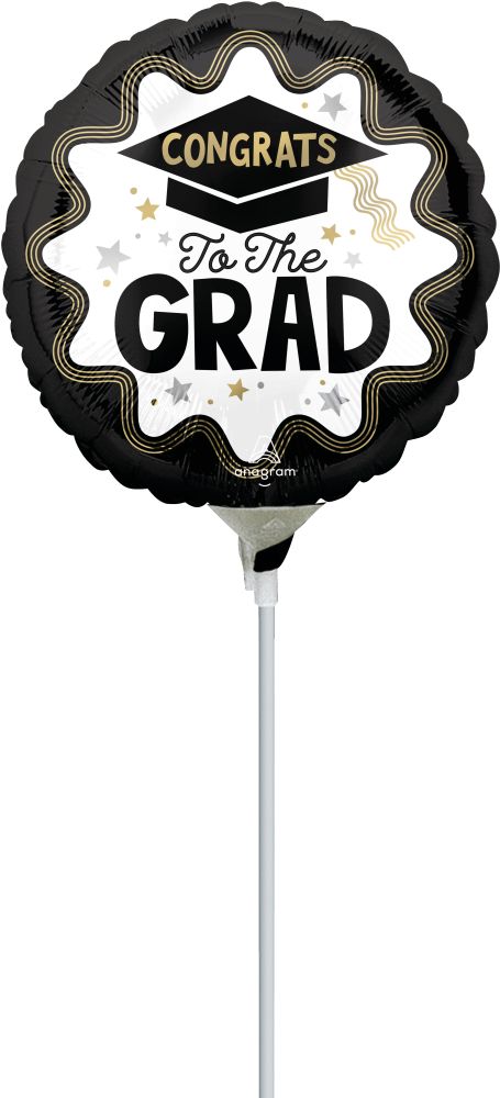 09" Wave of Success Congrats To The Grad Balloon
