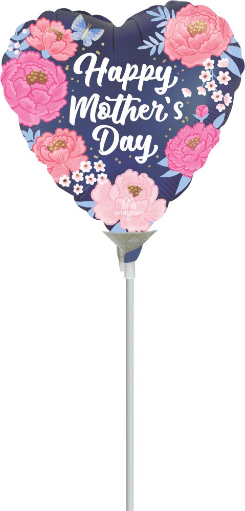 04" Satin Happy Mothers Day Peony Garden Balloon