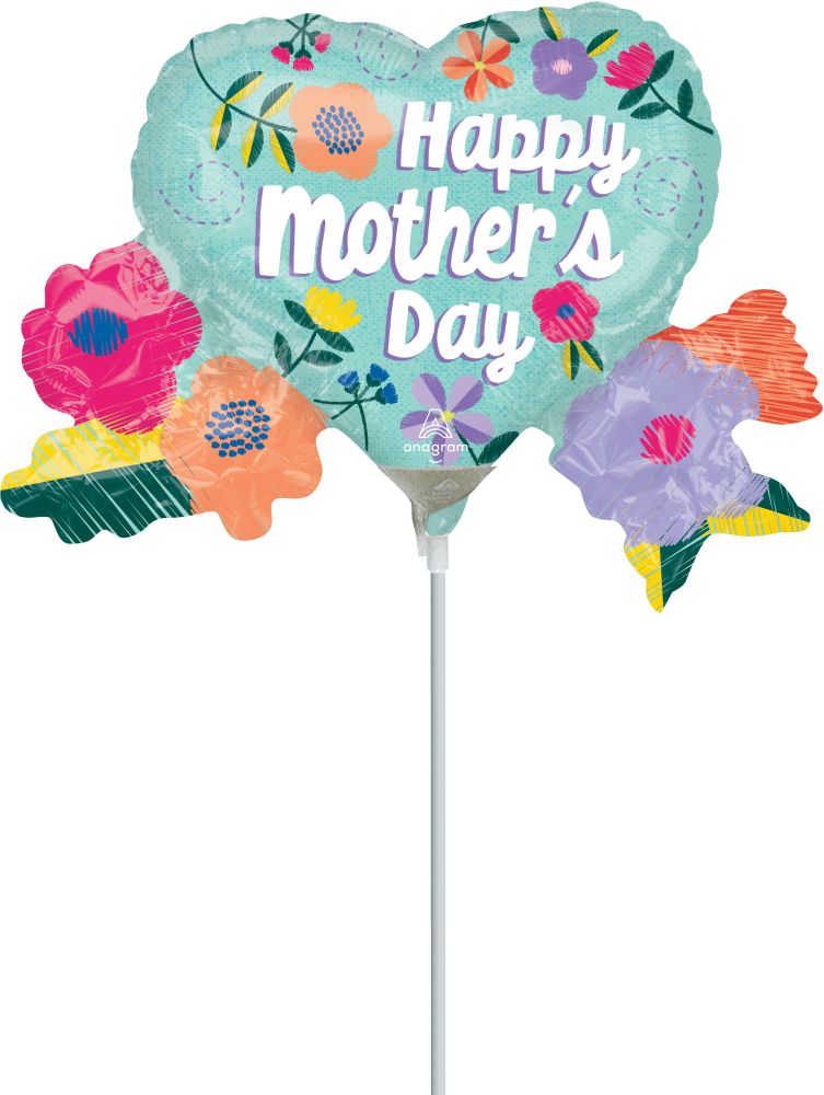 MiniShape Happy Mothers Day Threaded Love Balloon