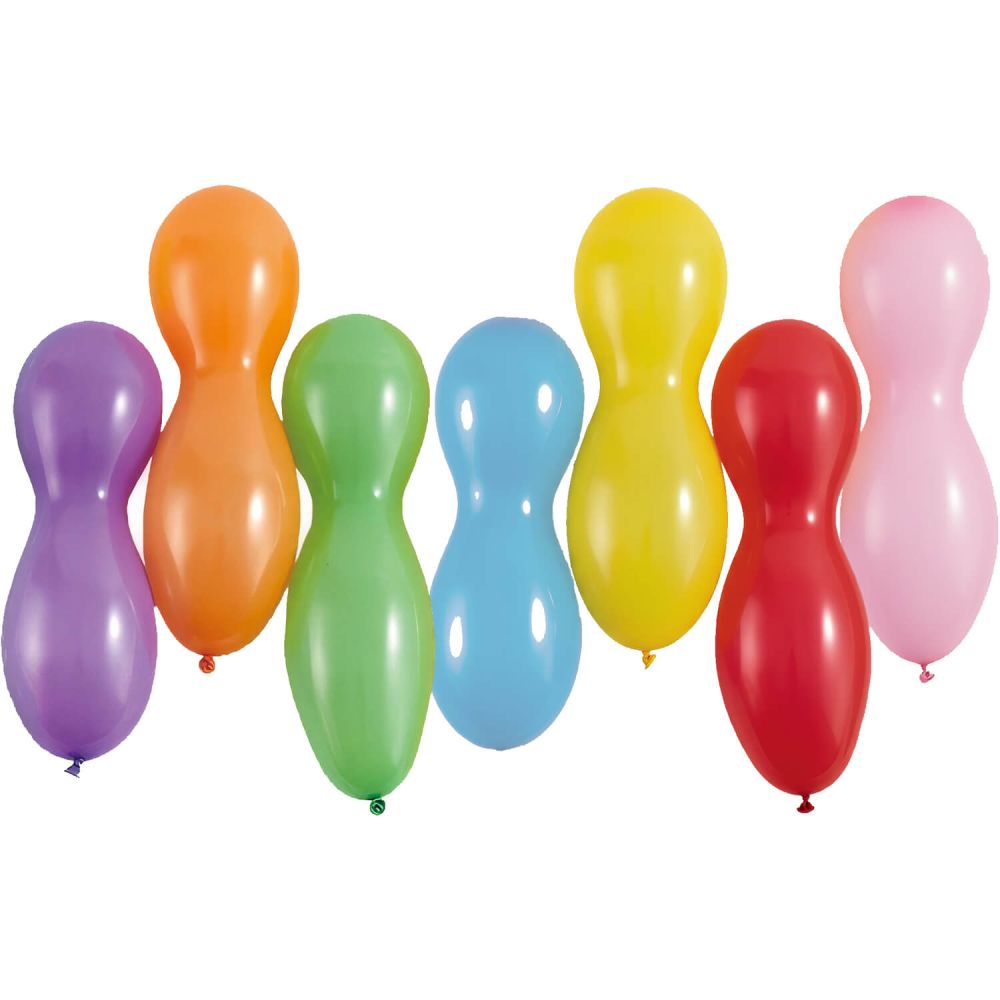 20" Doll Shaped (100pcs) Latex Balloons