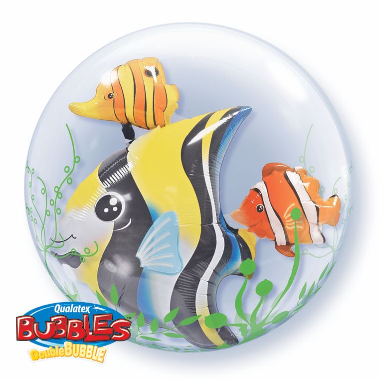 Double Bubble 24" Seaweed Tropical Fish Balloon