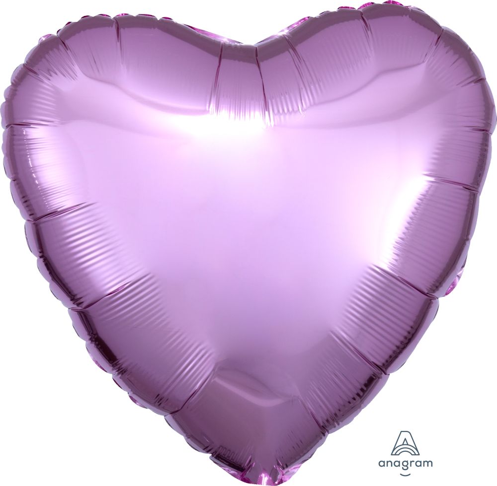 18" Pearl Pastel Pink Heart Balloon