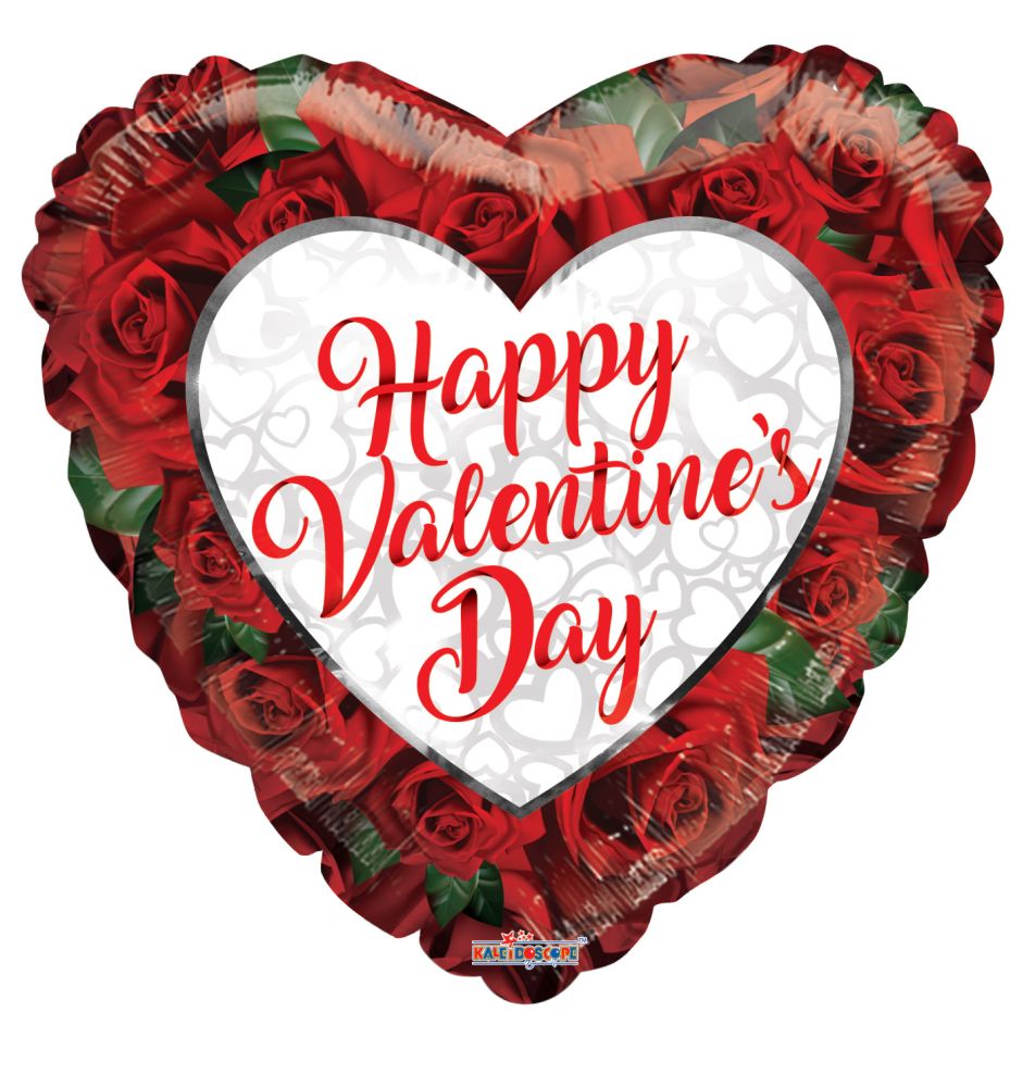 09" ValentineÂ´S Roses Balloon