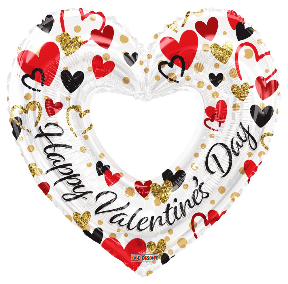 36" Valentine Open Heart Shape Balloon