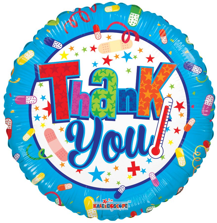 18" Thank You! Healthy Balloon