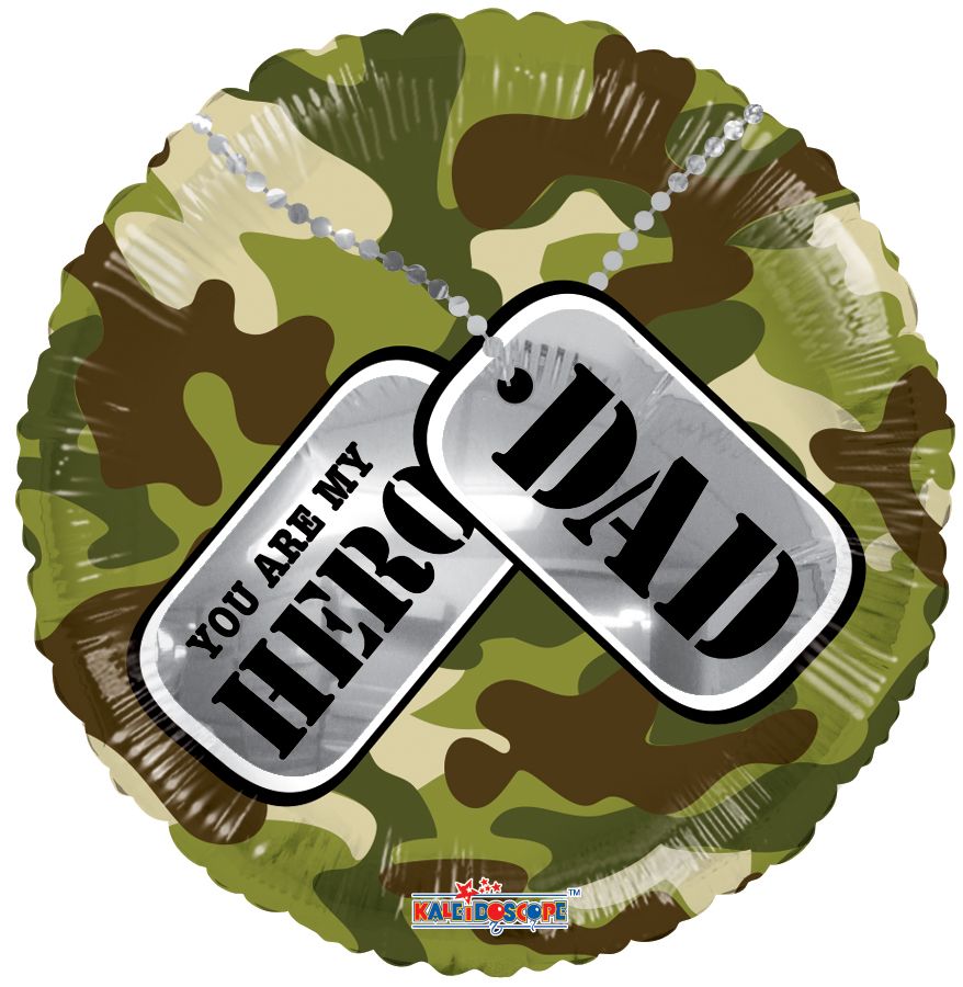 18" My Hero Dad Balloon