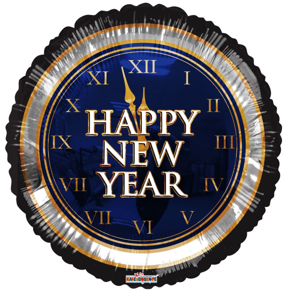 18" New Year Classic Balloon