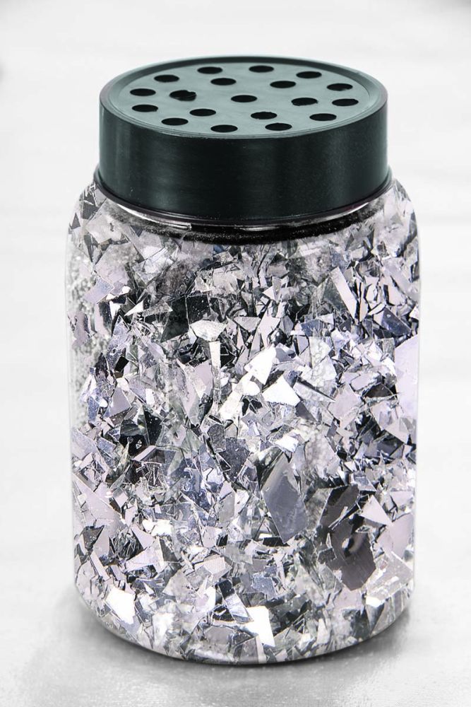 Confetti Silver Crumb Jar (2.8oz)