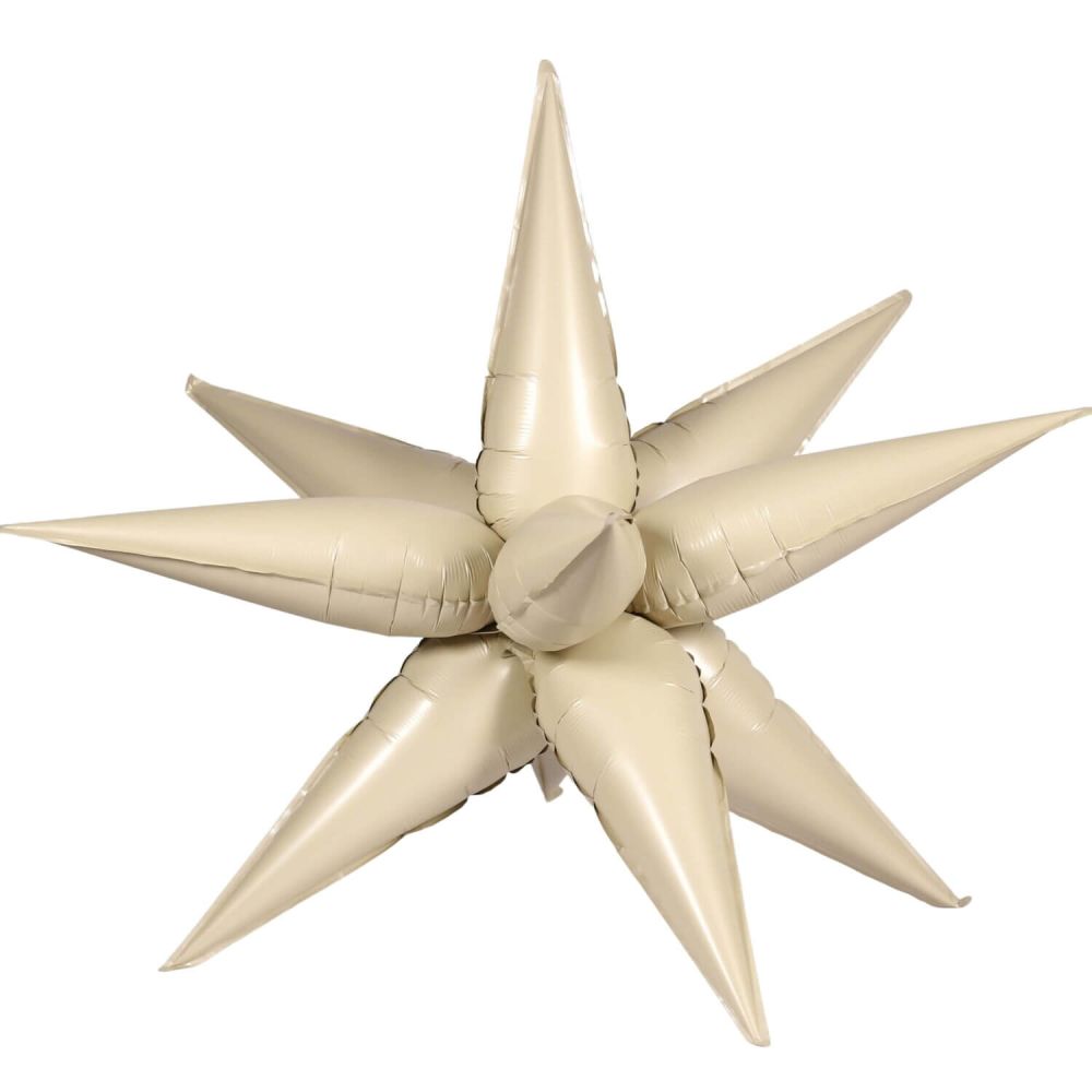 Magic Starburst 40" Cream Balloon