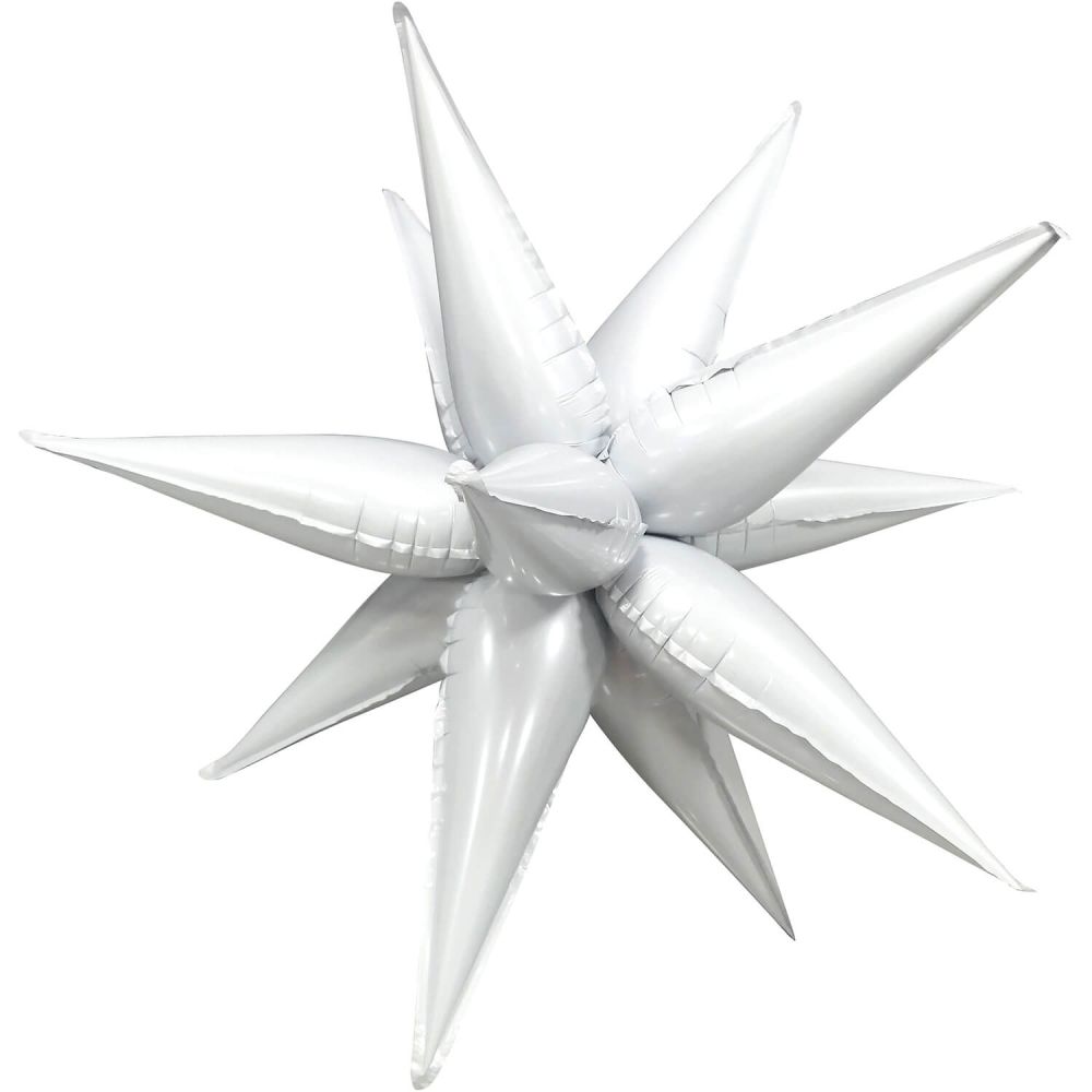 Magic Starburst 26" White Balloon