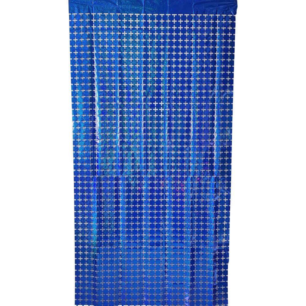 6.5ft x 3.25ft Square Curtain - Blue