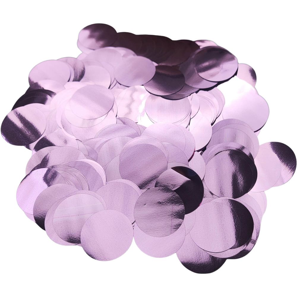 Confetti 20 g - 2.5cm Metallic Baby Pink