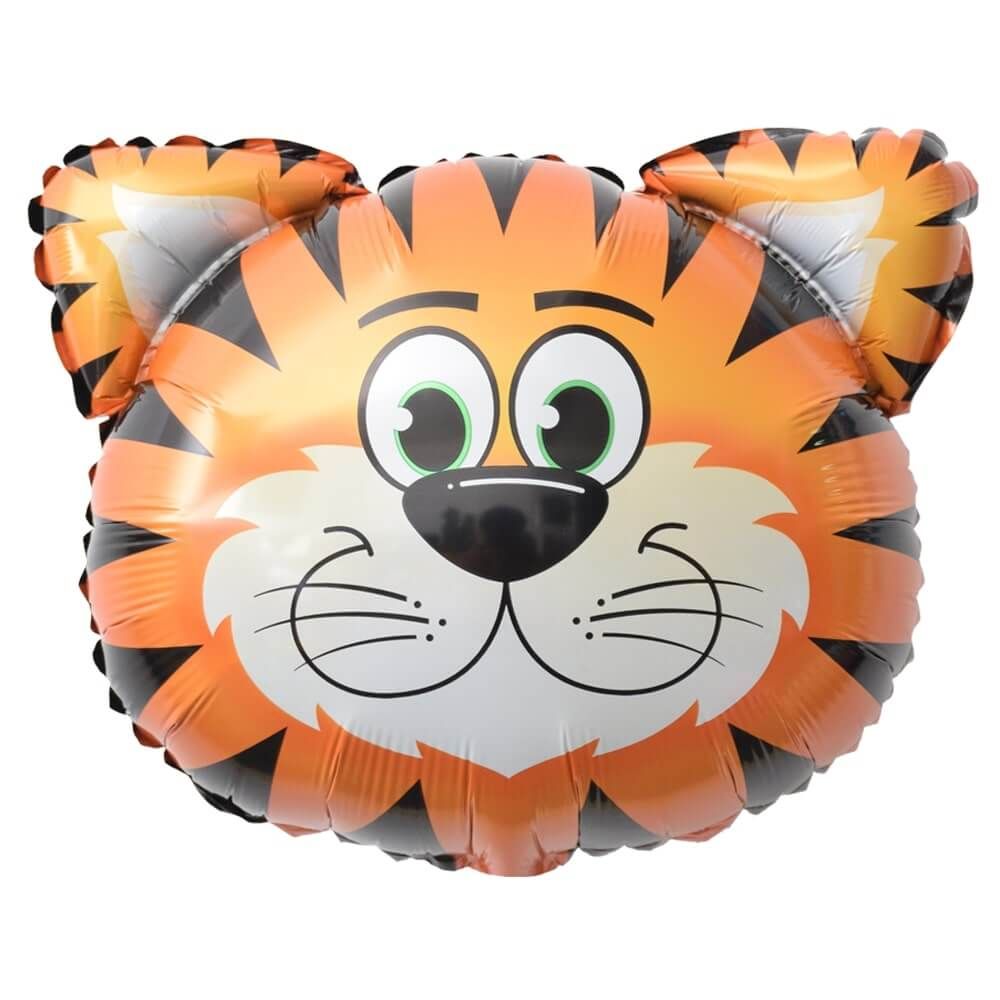 18" Tickled Tiger Head Balloon