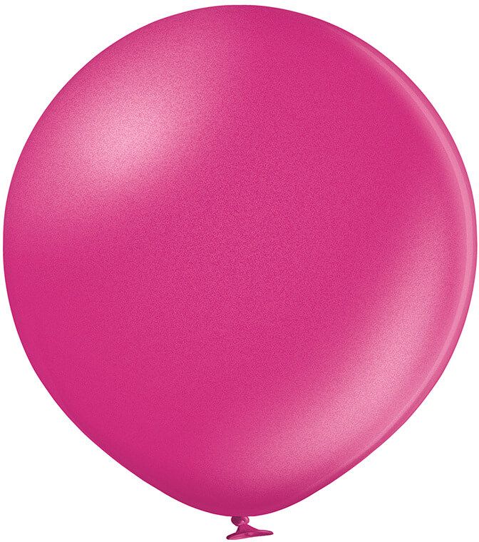 24" Metallic Fuchsia (5pcs) Belbal Balloons